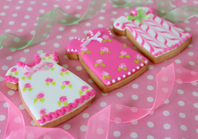 galletas decoradas vestidos wet on wet1